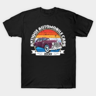 Antique Automobile Cars T-Shirt